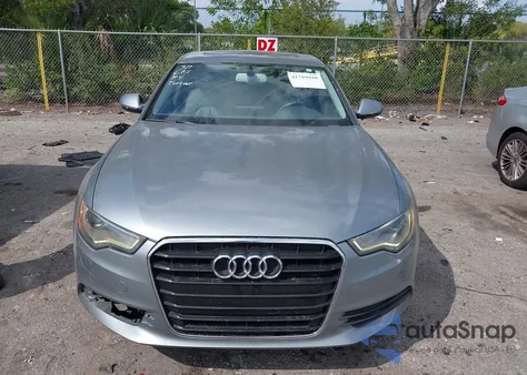 2013 Audi A6 Premium Plus from USA, damaged, VIN WAUDFAFC8DN074618